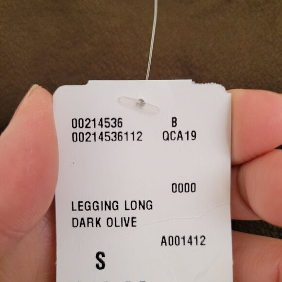 NEW Forever 21 Full Length Dark Olive Green Brown Legging Tights Size Small - Picture 4 of 8